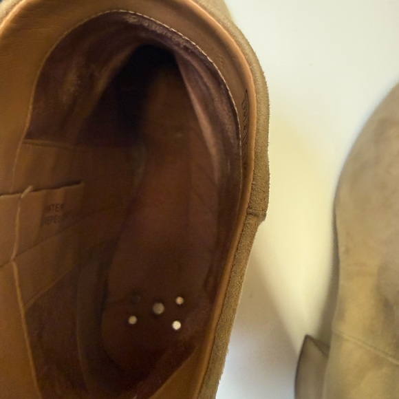 Vionic Waterproof Suede Ankle Booties Tan - Picture 5 of 8